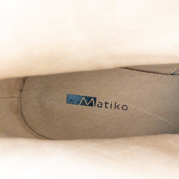 Anthropologie Matiko Mylvia Tan Suede Front Zip Ankle Boots Womens 6 - Picture 15 of 16